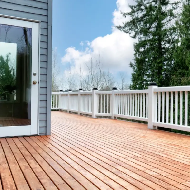 Wood Decks and Fences (Natural, Stained, or Painted)